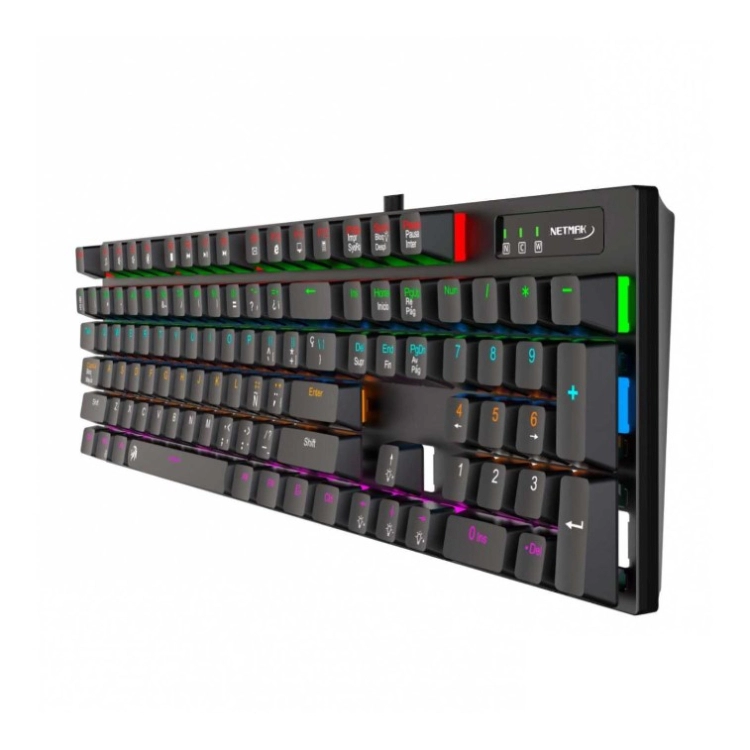 Teclado Mecanico Netmak Retroiluminado USB Art.NM-ALLIANCE
